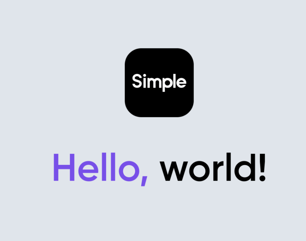 Simple App мобільна крипто платформа
